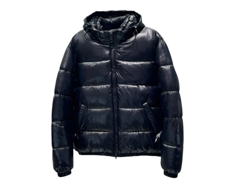 Padded Shiny Removable Hood Puffer Jacket Secondary image