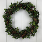 Pinecone and Berry Wreath 39cm