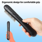 PaiPaitek PD166 Pet Safe Physical Worming Electronic Comb Pet Flea Control Brush(Black) - British D'sire