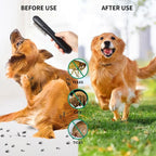 PaiPaitek PD166 Pet Safe Physical Worming Electronic Comb Pet Flea Control Brush(Black) - British D'sire