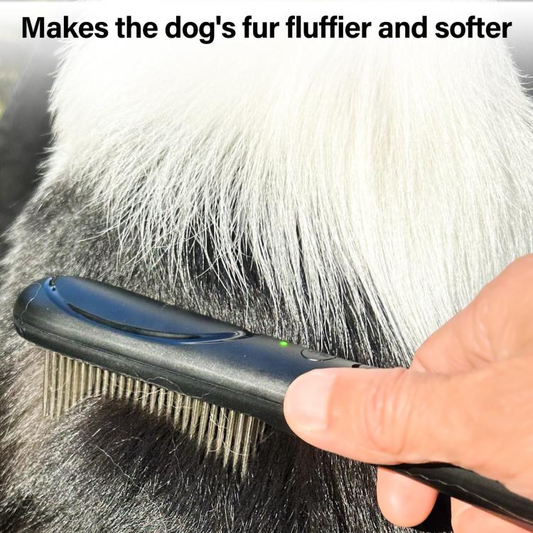 PaiPaitek PD166 Pet Safe Physical Worming Electronic Comb Pet Flea Control Brush(Black) Secondary image