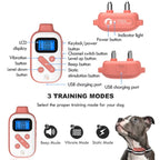 PaiPaitek PD523 1000m Remote Control Rechargeable Waterproof Dog Trainer - British D'sire