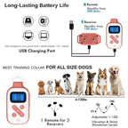 PaiPaitek PD523 1000m Remote Control Rechargeable Waterproof Dog Trainer - British D'sire