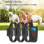 PaiPaitek PD526 - 3 Anti - Barking Device Dog Electric Shock Collar Training Dog Remote Control Pet Training Equipment - British D'sire