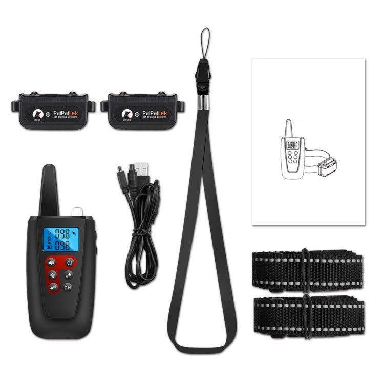 PaiPaitek PD526V-2 1 In 2 100-Speed Sound Vibration Remote Control Training Dog Device Anti-Barking Device Electronic Remote Control Collar Secondary image