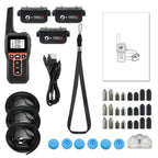 PaiPaitek PD529 - 3 Remote Control Dog Training Device Voice Control Barking Stopper Electronic Collar Dog Training Device - British D'sire