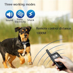 PaiPaitek PD529 Remote Control Dog Training Device Voice Control Anti - Barking Device Dog Training Device(Black) - British D'sire