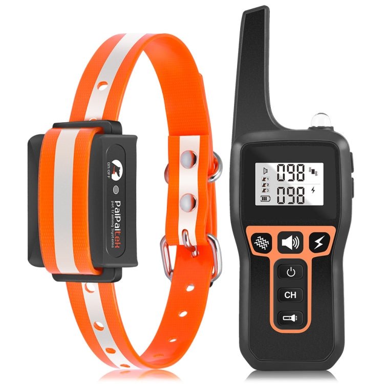 PaiPaitek PD529 Remote Control Dog Training Device Voice Control Anti - Barking Device Dog Training Device(Orange) - British D'sire Main image