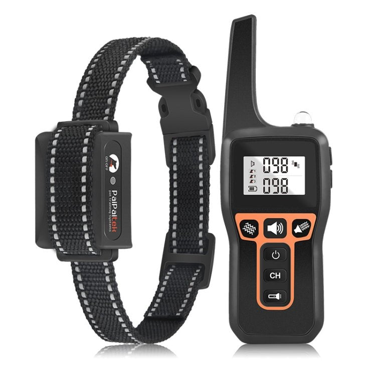 PaiPaitek PD529V - 1 Training Dog Anti - Barking Device Vibration Collar 1000M Remote Control Distance Pet Training Supplies - British D'sire