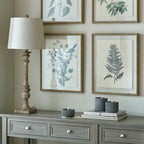 Pallido Candlestick Table Lamp With Linen Shade - Lamps - British D'sire