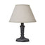 Palmyra Column Table Lamp With Linen Shade - Lamps - British D'sire