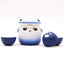 Panda Teapot Set & Three Cups - Sky Blue - Herbal Teapot Set - British D'sire