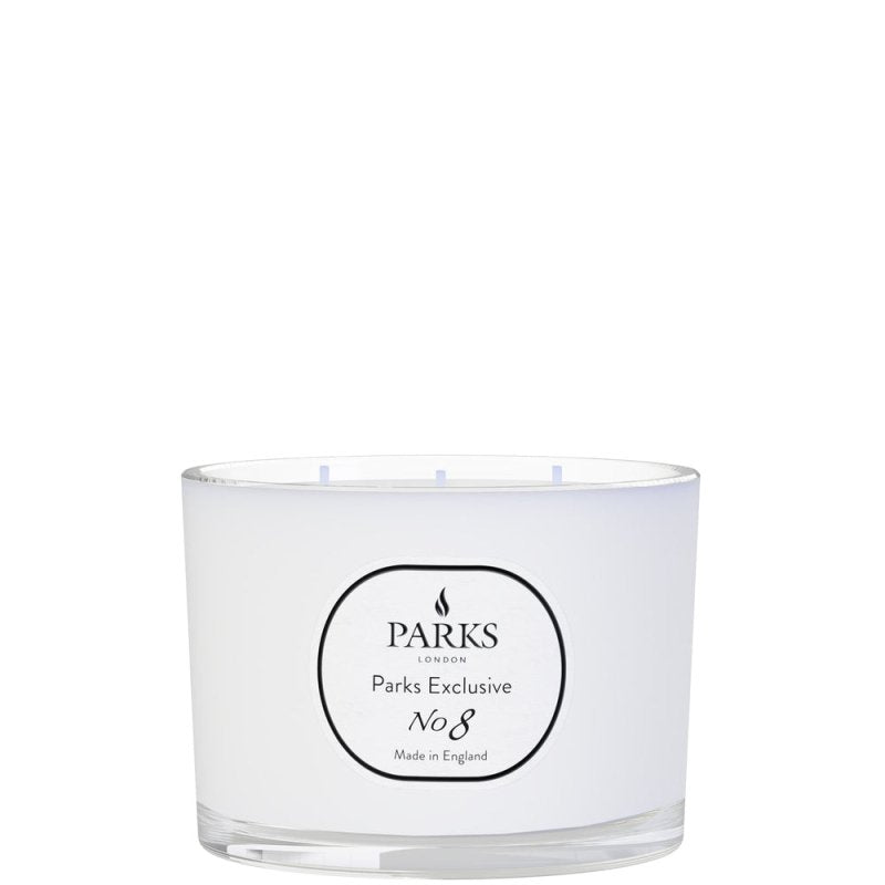 Parks Exclusive No 8 Feu de Bois 3 wick candle - Candles - British D'sire Main image
