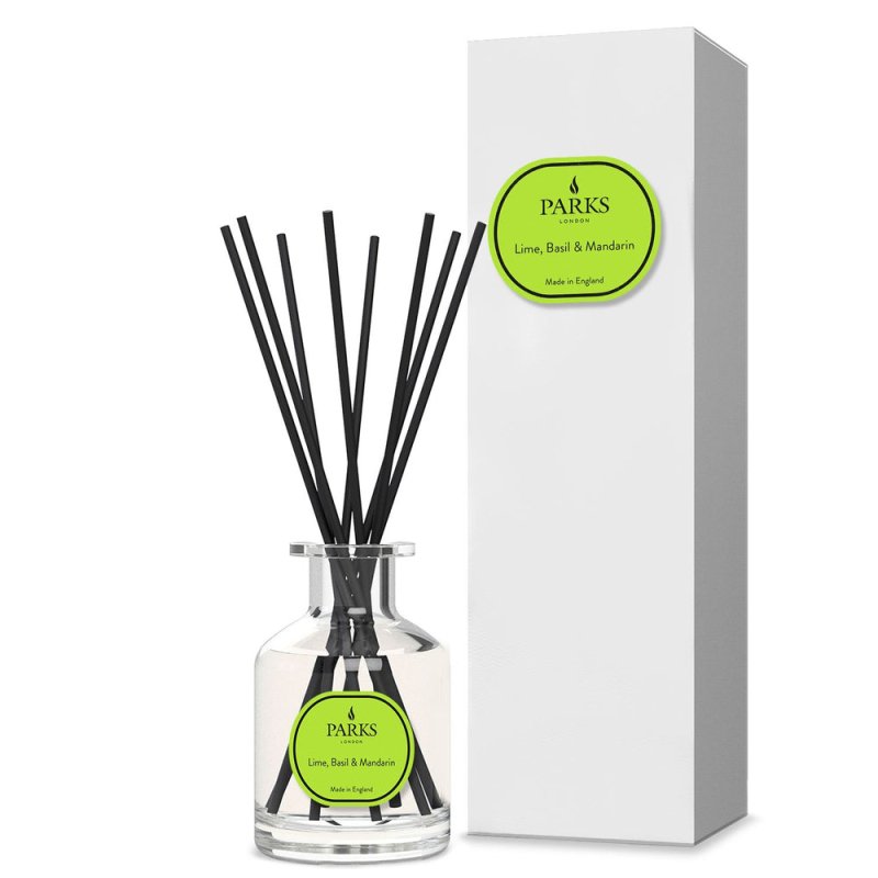 Parks Vintage Aromatherapy Lime Basil and Mandarin Diffuser 100ml - Oil Diffuser - British D'sire
