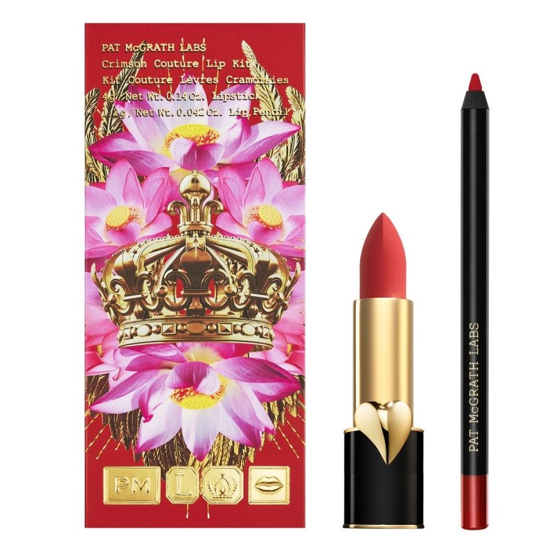 Pat McGrath Crimson Couture Lip Kit, Limited Edition - Lipstick - British D'sire