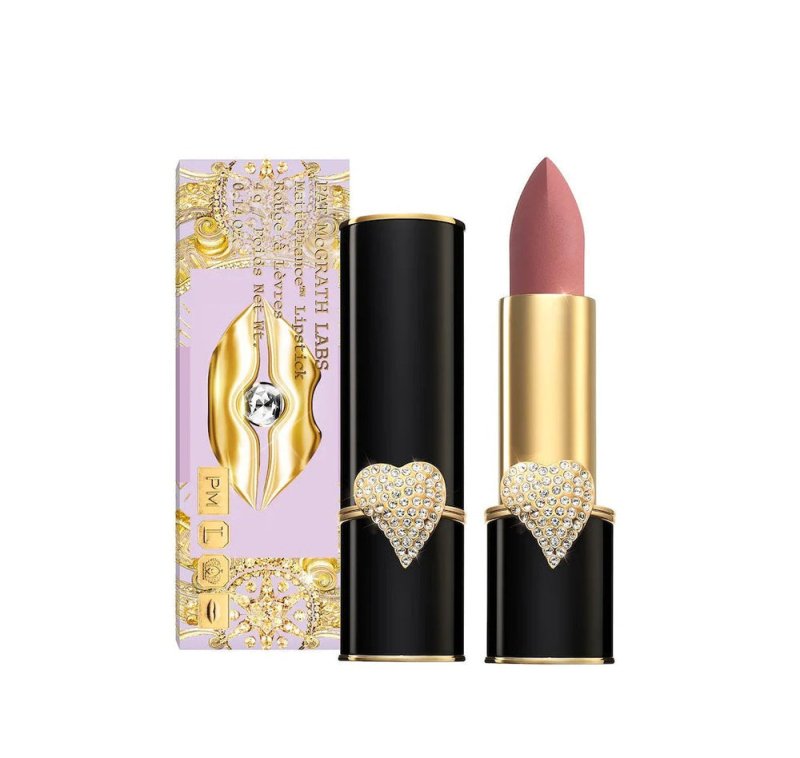 Pat McGrath MatteTrance Limited Edition Omi Pave Hearts Lipstick (Mid-tone Rose) - Matte LipstIck - British D'sire