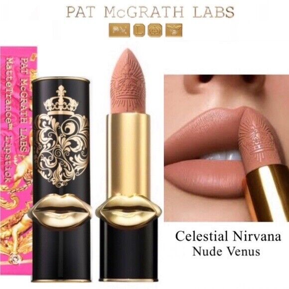 Pat McGrath MatteTrance Lipstick 190 Nude Venus (Neutral Coral Nude) - Matte LipstIck - British D'sire