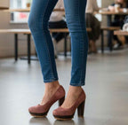 Pate - Dusty Pink Laser Platform shoe - Heel Shoe - British D'sire