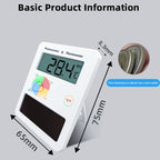 Pcsensor Fish Tank Indoor Solar Cell - free LCD High - precision Light Energy Thermometer - British D'sire