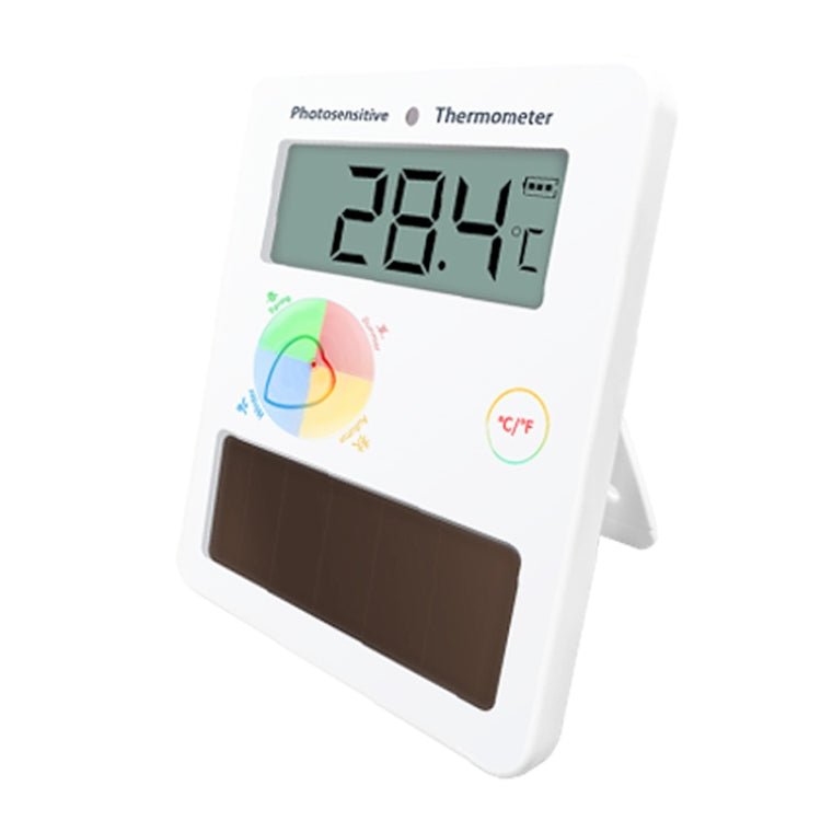 Pcsensor Fish Tank Indoor Solar Cell - free LCD High - precision Light Energy Thermometer - British D'sire