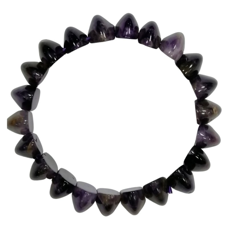 Pearlz Gallery Ladies Gemstone Jewellery Gift Set – Iolite Ring, Golden Tiger Eye Necklace & Amethyst Stretch Bracelet