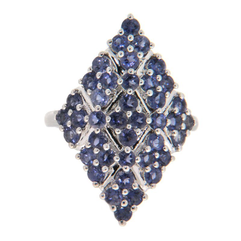 Pearlz Gallery Ladies Gemstone Jewellery Gift Set – Iolite Ring, Golden Tiger Eye Necklace & Amethyst Stretch Bracelet - Jewellery - British D'sire