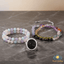 Pearlz Gallery Ladies Multicolor Gemstone Jewellery Set – Natural Stone Necklace, Black Spinel & White Topaz Cocktail Ring & Multi - Stone Stretch Bracelet – 925 Sterling Silver Gift Bundle - Jewellery - British D'sire