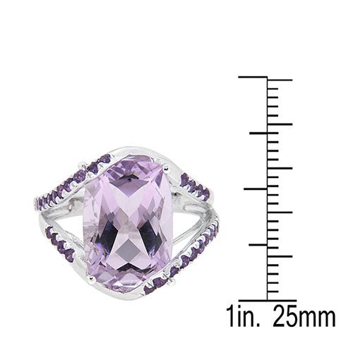 Pearlz Gallery Ladies Luxury Ring Collection – Black Spinel, Rose de France Amethyst & Freshwater Pearl Rings Bundle – 925 Sterling Silver Gift Set – Multi-Stone & Pearl Statement Jewellery