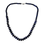Pearlz Gallery Women’s Gemstone Jewellery Gift Set – Rose de France Amethyst Ring, Lapis Lazuli Necklace & Smoky Quartz Bracelet in Sterling Silver