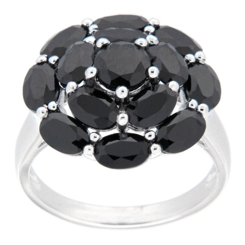 Pearlz Gallery Women’s Black Spinel Ring, Multi Beryl Necklace & Multi Gemstone Bracelet Bundle – Sterling Silver Elegant Gift Set - Jewellery - British D'sire