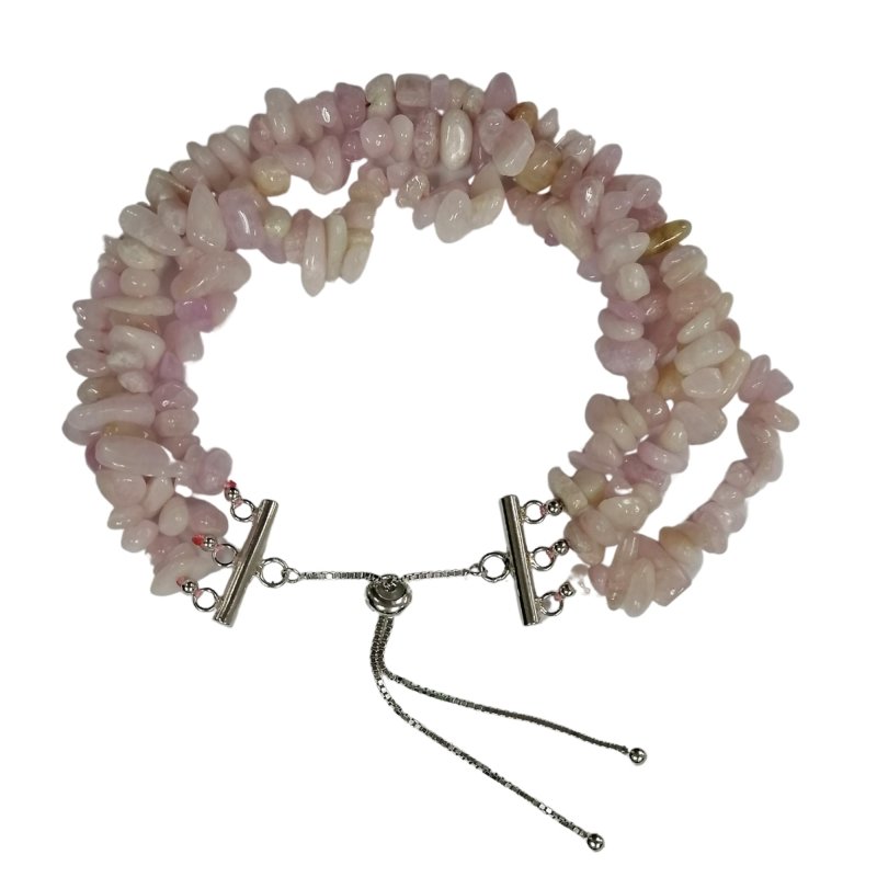 Pearlz Gallery Women’s Gemstone Jewellery Gift Set – Black Spinel Cocktail Ring, Rhodolite Garnet Necklace & Kunzite Bracelet in Sterling Silver - Jewellery - British D'sire