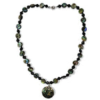Pearlz Gallery Women’s Lemon Quartz Ring, Black Agate Abalone Necklace & Clear Crystal Bracelet Bundle – Sterling Silver Elegant Gift Set - Jewellery - British D'sire