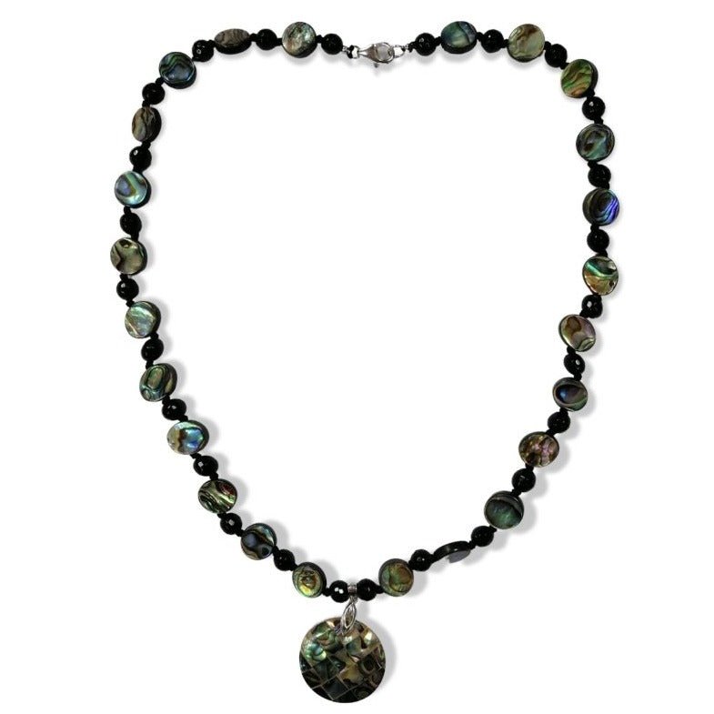 Pearlz Gallery Women’s Lemon Quartz Ring, Black Agate Abalone Necklace & Clear Crystal Bracelet Bundle – Sterling Silver Elegant Gift Set - Jewellery - British D'sire