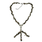 Pearlz Gallery Women’s Pearl & Topaz Ring, Labradorite Moonstone Necklace & Tiger Eye Bracelet – 3 - Piece Sterling Silver Jewellery Gift Set - Jewellery - British D'sire