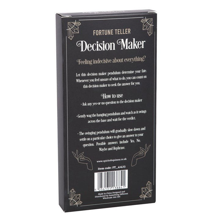 Pendulum Decision Maker - British D'sire