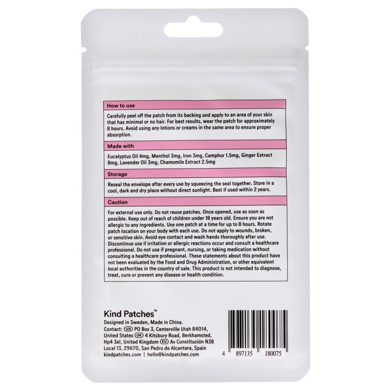 Period Patches by Kind Patches for Women - 30 Count Patches - Patches - British D'sire