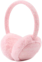 Pesaat Winter EarMuffs for Kids Outdoor Girls Knitted Ear Cover Plush Toddler Boys Ear Warmer 3 - 8 Years - Earmuff - British D'sire