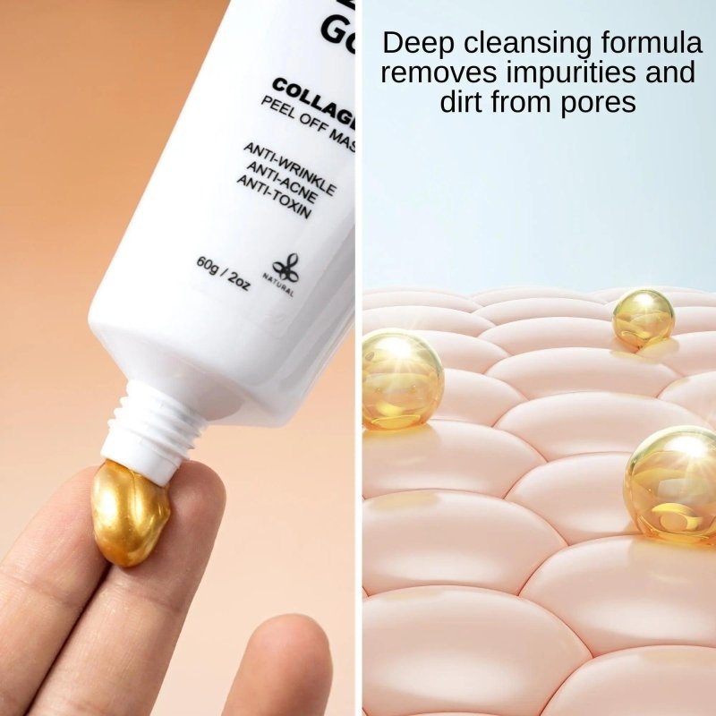 PETER THOMAS ROTH 24K GOLD Mask Anti - Wrinkle, Anti - Acne & Anti - Toxin - Peel off Mask 24K Gold - British D'sire