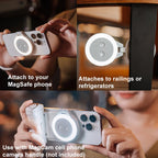 PGYTECH P - PG - 012 Cell Phone Magnetic Fill Light MagSafe Live Photo Shooting Photography Lights(Black) - British D'sire
