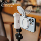 PGYTECH P - PG - 012 Cell Phone Magnetic Fill Light MagSafe Live Photo Shooting Photography Lights(Black) - British D'sire