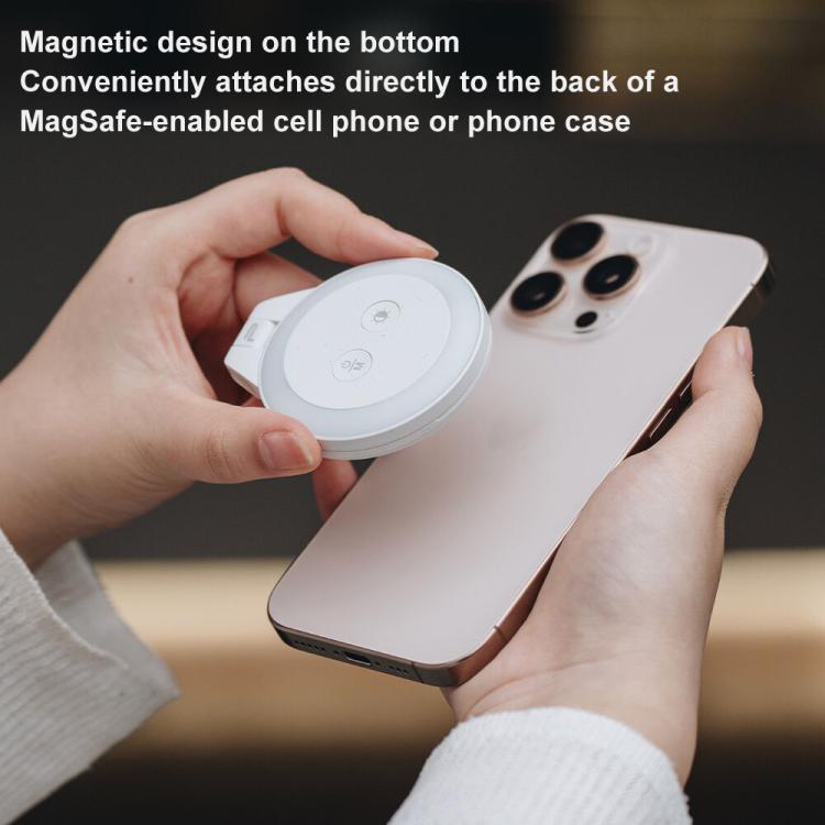 PGYTECH P - PG - 012 Cell Phone Magnetic Fill Light MagSafe Live Photo Shooting Photography Lights(Gray) - British D'sire