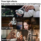 PGYTECH P - PG - 012 Cell Phone Magnetic Fill Light MagSafe Live Photo Shooting Photography Lights(Gray) - British D'sire