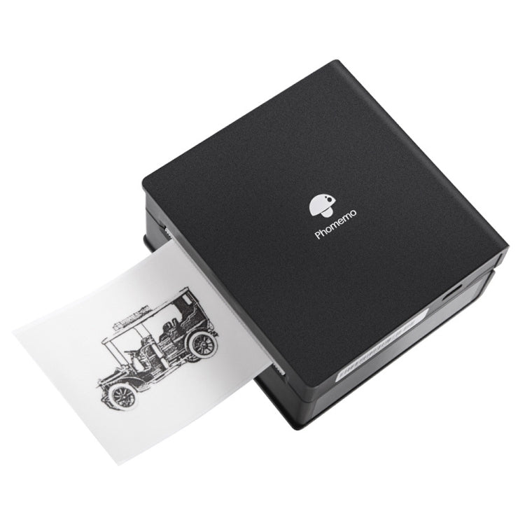 Phomemo M02 - BK Pocket Small Bluetooth Portable Photo Thermal Label Wrong Question Printer - British D'sire Main image