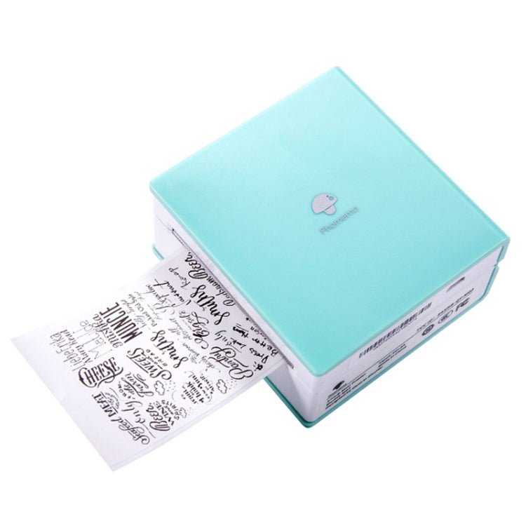 Phomemo M02 - GN Pocket Small Bluetooth Portable Photo Thermal Label Wrong Question Printer - British D'sire Main image