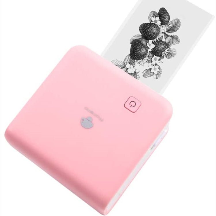 Phomemo M02 PRO Pocket Mini Small Portable Bluetooth Wrong Thermal Tag Printer(Pink) - British D'sire Main image