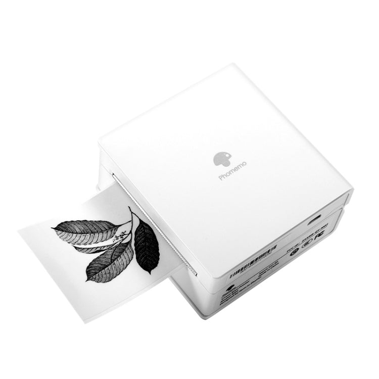 Phomemo M02 - WH Pocket Small Bluetooth Portable Photo Thermal Label Wrong Question Printer - British D'sire Main image