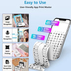 Phomemo M200 QR Code Tag Handheld Portable Bluetooth Thermal Label Printer(White) - British D'sire