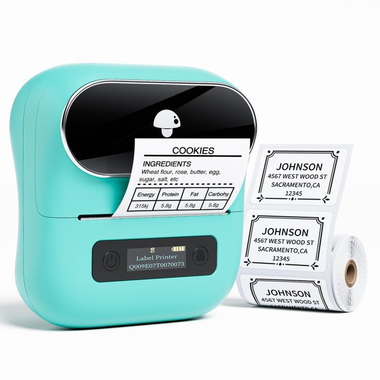 Phomemo M220 Jewelry Clothing Tags Bluetooth Thermist Strip Tag Printer(Green) - British D'sire Main image