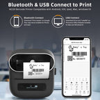 Phomemo M220 Jewelry Clothing Tags Bluetooth Thermist Strip Tag Printer(Green) - British D'sire
