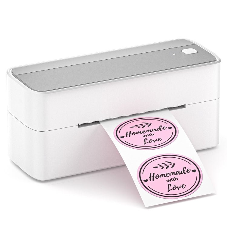 Phomemo PM241 - BT Bluetooth Address Label Printer Thermal Shipping Package Label Maker, Size: US(Silver) - British D'sire Main image